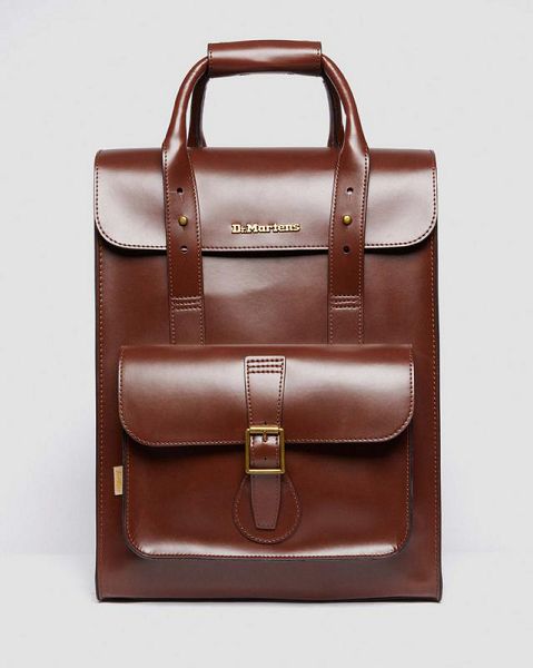 Dr Martens Vegan Norfolk Men Backpack Brown | USA-409675