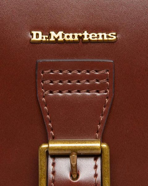 Dr Martens Vegan Norfolk Vertical Accessories Crossbody Bags Brown | USA-15246