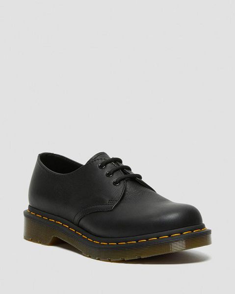 Dr Martens Virginia Leather Oxford Women 1461 Shoes Black | USA-835041