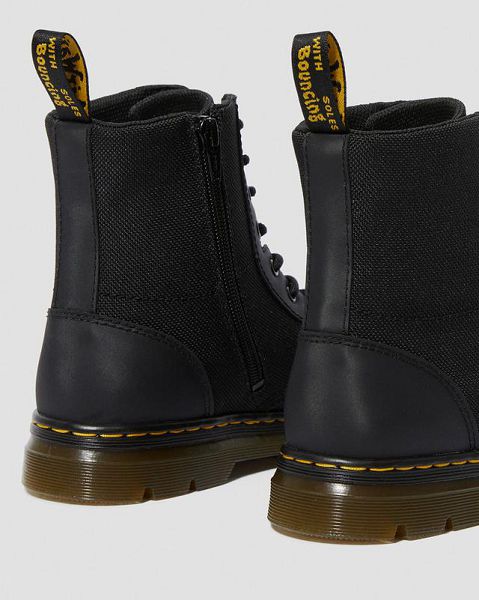 Dr Martens Youth Combs Extra Tough Poly Kids' Casual Boots Black | USA-642319