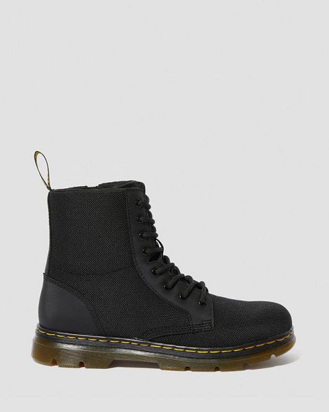 Dr Martens Youth Combs Extra Tough Poly Kids' Casual Boots Black | USA-642319