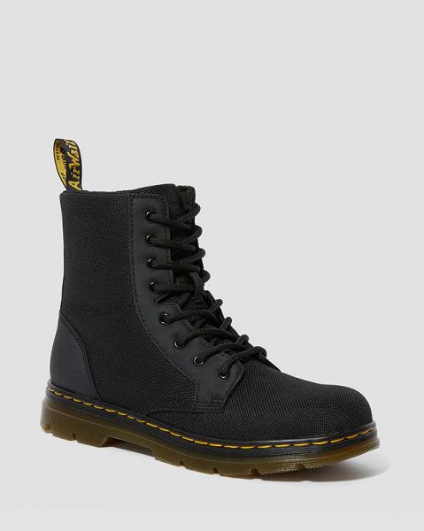 Dr Martens Youth Combs Extra Tough Poly Kids\' Casual Boots Black | USA-642319