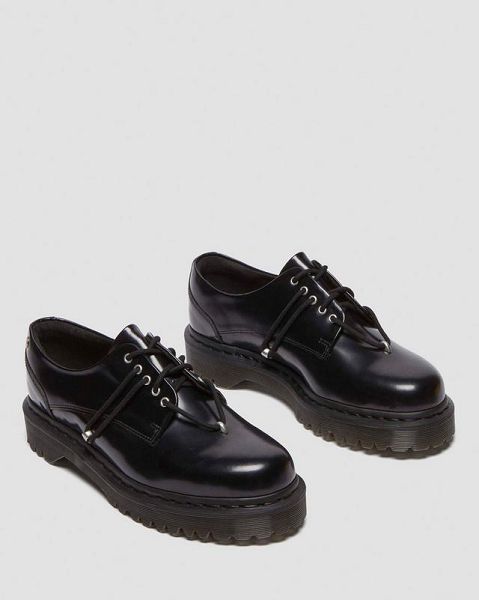 Dr Martens Zeffir 5i Buttero Men Leather Shoes Black | USA-368079