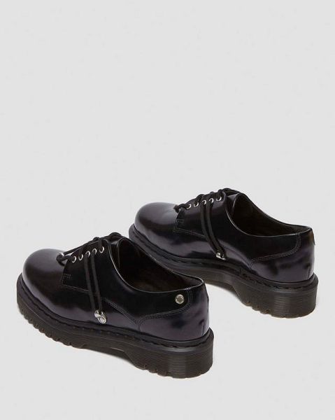 Dr Martens Zeffir 5i Buttero Men Leather Shoes Black | USA-368079