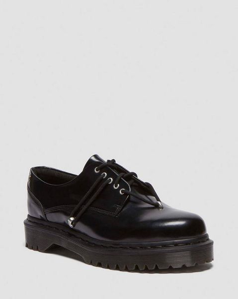 Dr Martens Zeffir 5i Buttero Men Leather Shoes Black | USA-368079